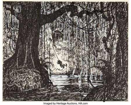 The Jungle Book Mowgli Concept Drawing by Kenneth Bliss Anderson - Auction record, sale price, and art valuation. Compare with similar artists and explore comparable artworks.