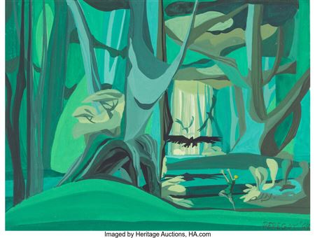The Sword in the Stone Concept/Color Key Painting