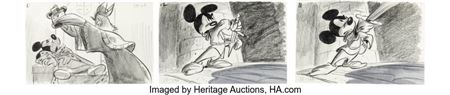 The Prince and the Pauper Original Storyboard Art by Daan Jippes Group of 10