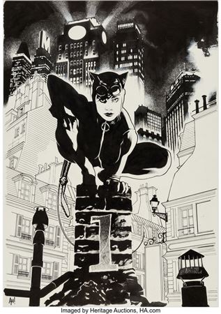 Catwoman #63 Cover Original Art (DC, 2007)
