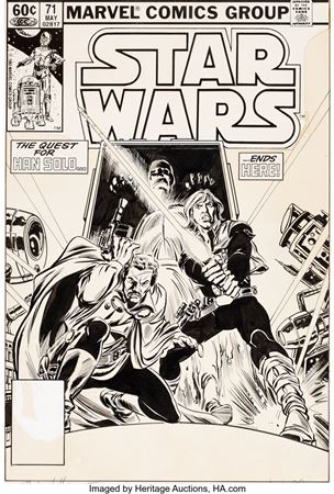 Star Wars #71 Cover Original Art (May, 1983)