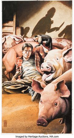 J. G. Jones Y: The Last Man #6 Cover Original Art (DC/Vertigo, 2002)