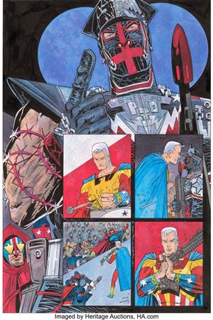 Marshal Law #2 Story Page 16 Original Art (Marvel/Epic, 1988)