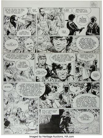 La Jeunesse de Blueberry, La Poursuite Impitoyable Tome 7 Planche 30 (Novedi, 1992)