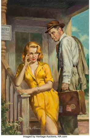 Georgia Hotel: The Affairs of a Traveling Salesman, paperback cover, 1952