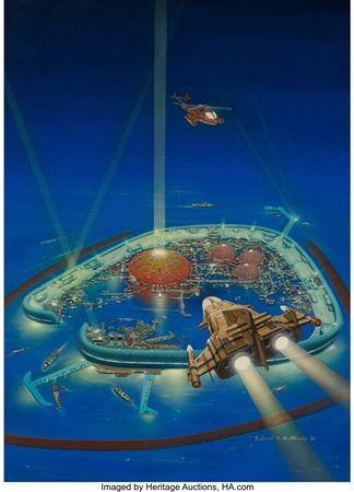Sea City Urbanizing the Oceans, STARLOG #18 magazine cover, 1980