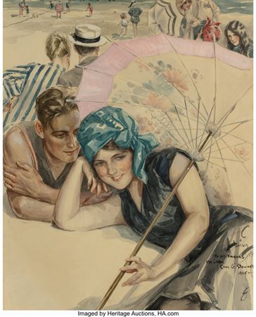 The First Pebble, American Sunday Magazine cover, 1915