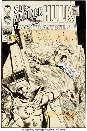 Tales to Astonish #86 Cover Original Art (Marvel, 1966)