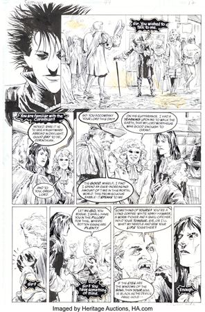 Sandman #44 Story Page 17 Original Art (DC/Vertigo, 1992)
