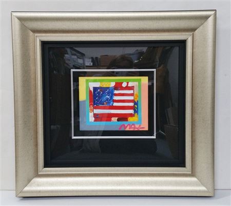 Flag With Heart
