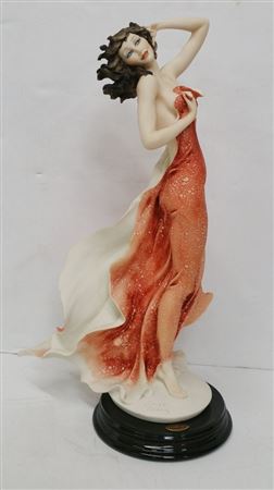 Vintage Giuseppe Armani Porcelain Statue Italian Capodimonte Summer Haze