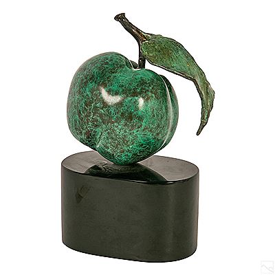 Green Apple Sculpture