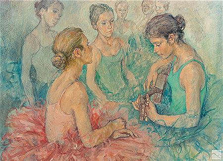 Spanish Ballerina Painting