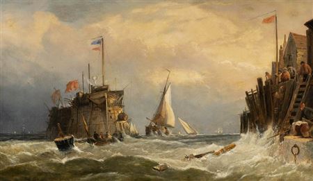 Sample artwork by John Cuthbert Salmon (1844 - 1917), known for painting - View similar artists and auction records