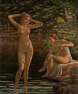 FRAUEN IM WALDE (UM 1930)