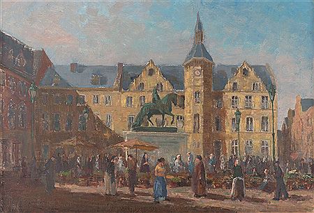 Sample artwork by Max Zander (1907 - 1985), known for painting - View similar artists and auction records