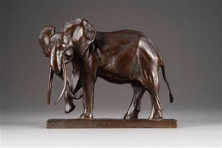 Éléphant à oreilles rondes by Joseph Franz Pallenberg - Auction record, sale price, and art valuation. Compare with similar artists and explore comparable artworks.