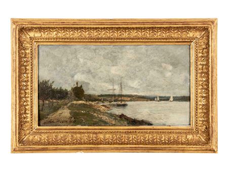 Sailboats in an Inlet, 1873
