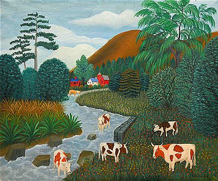 Cows Grazing