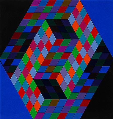 Untitled (22 color study for poster)