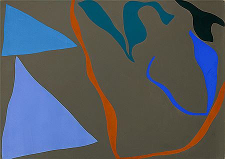 Untitled (Blue and Gray) , 1974