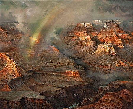 Grand Canyon Storm and Light, 1990