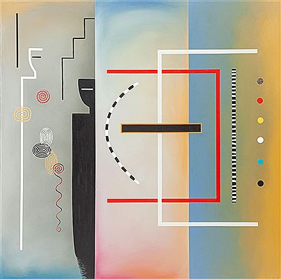 Symbols of Hopi by Dan Namingha - Auction record, sale price, and art valuation. Compare with similar artists and explore comparable artworks.