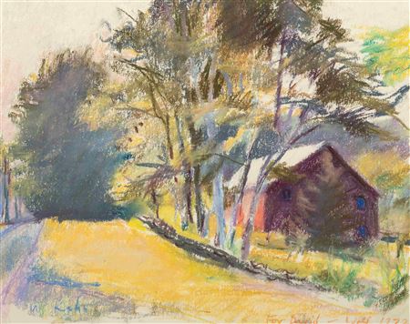Scene with Barn , 1972