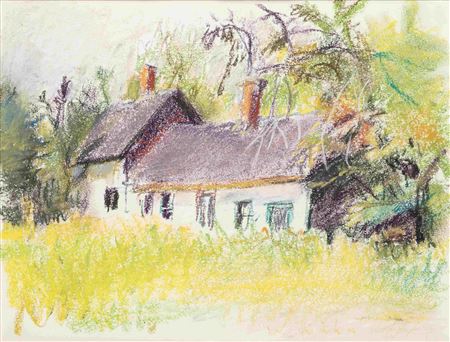 No One Lives There Anymore (Study for Deserted Farm House) , 1972
