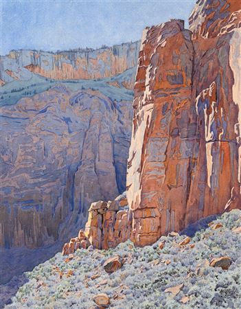 Canyon Walls in the Sunlight, 1922