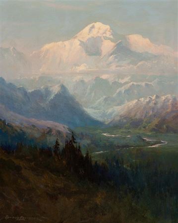 Mount McKinley from the South Side , 1920