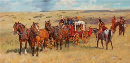 Friendly Encounter by Sherry Blanchard Stuart - Auction record, sale price, and art valuation. Compare with similar artists and explore comparable artworks.