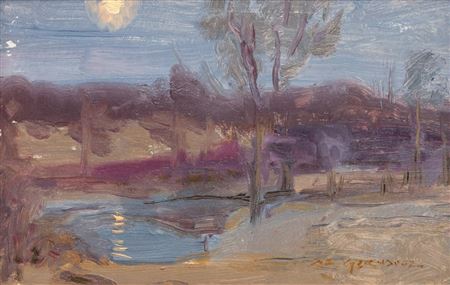 Moonrise- Study, 1996