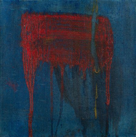 Untitled (Red on Blue)