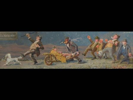 Sample artwork by Gustav Ernst (1858 - 1945), known for painting - View similar artists and auction records