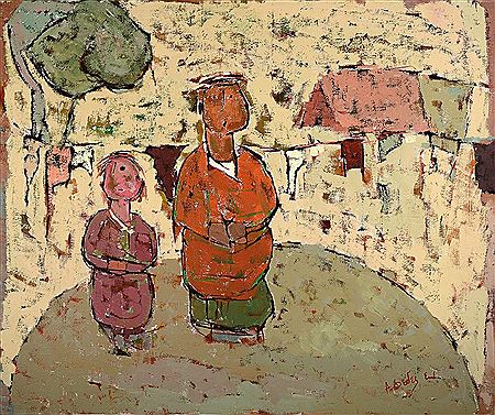 Personen vor dem Dorf by Apostolos Dedes - Auction record, sale price, and art valuation. Compare with similar artists and explore comparable artworks.