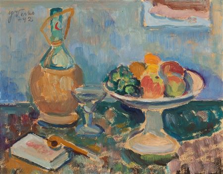 Still life by Yrjo Verho - Auction record, sale price, and art valuation. Compare with similar artists and explore comparable artworks.