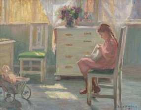 Girl, interior view
