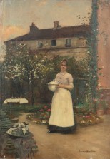 Woman in the garden