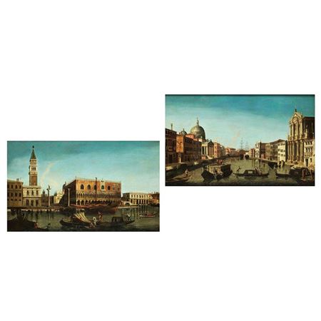 VENICE, VIEW OF THE MOLE OF THE PALAZZO DUCALE WITH CAMPANILE