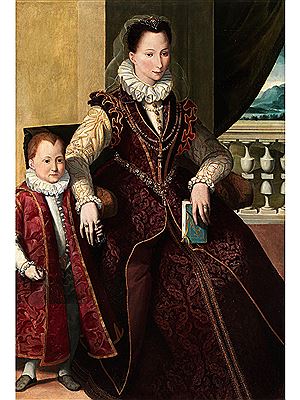 PORTRAIT OF AN ADULT WITH A CHILD by Santi Di Tito - Auction record, sale price, and art valuation. Compare with similar artists and explore comparable artworks.