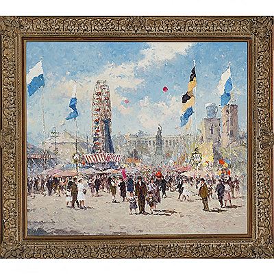 Sample artwork by Alex Follak (Born 1915), known for painting - View similar artists and auction records