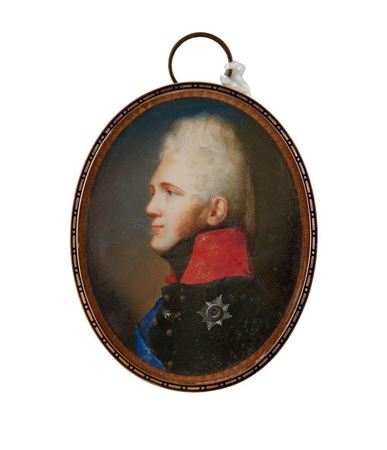 Miniature. Portrait of the Emperor Alexander I by Domenico Bossi - Auction record, sale price, and art valuation. Compare with similar artists and explore comparable artworks.