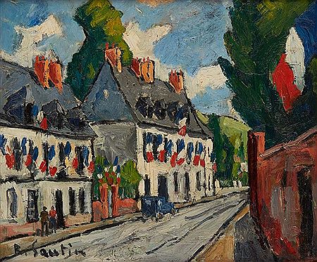 Bastille Day, 14 July by René Sautin - Auction record, sale price, and art valuation. Compare with similar artists and explore comparable artworks.
