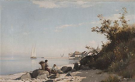 Children by the Lake