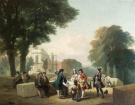 The site meeting by Nicolas Edward Gabe - Auction record, sale price, and art valuation. Compare with similar artists and explore comparable artworks.