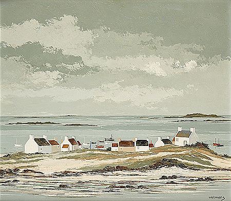 Marée haute en Bretagne. by Jacques Wolmans - Auction record, sale price, and art valuation. Compare with similar artists and explore comparable artworks.