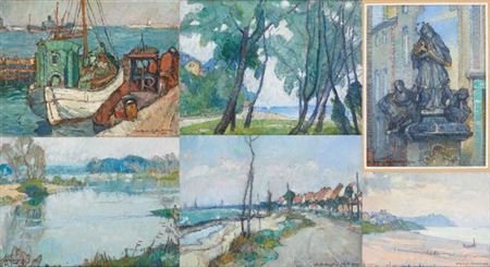 Paysages de Pologne (Halerowo, Poznan, Hel et Gdynia) by Mecislas Rakowski - Auction record, sale price, and art valuation. Compare with similar artists and explore comparable artworks.