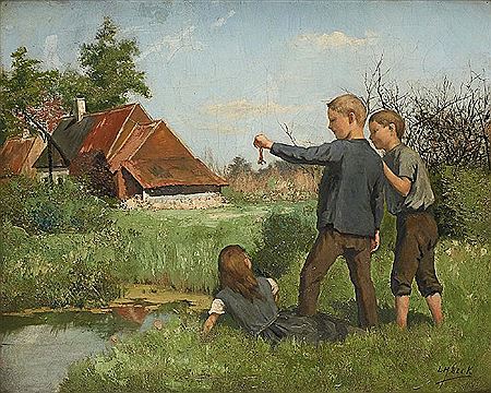 Sample artwork by Leopold Haeck (1868 - 1928), known for painting - View similar artists and auction records