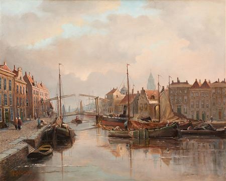 Bascule bridge in Middelburg